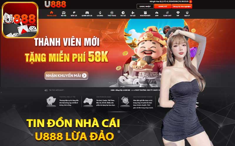 Tin đồn nhà cái U888 lừa đảo