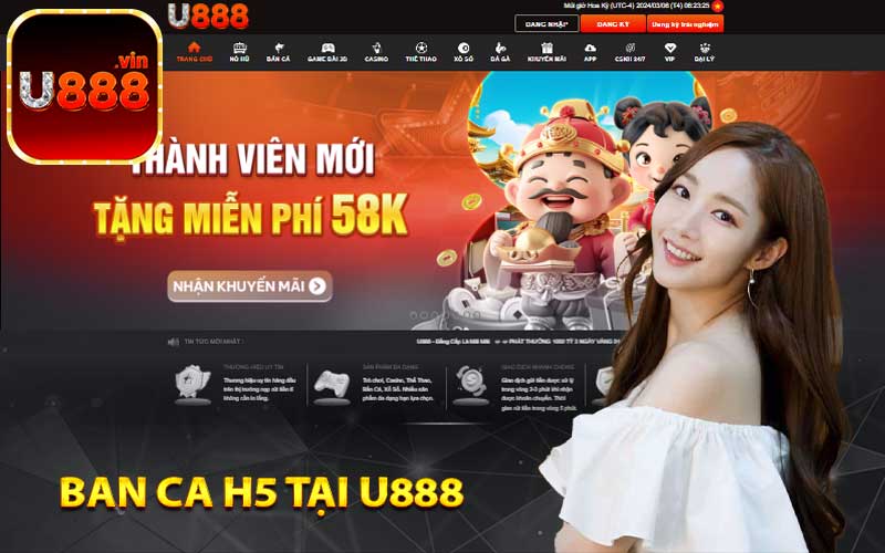 Ban ca H5 tại U888