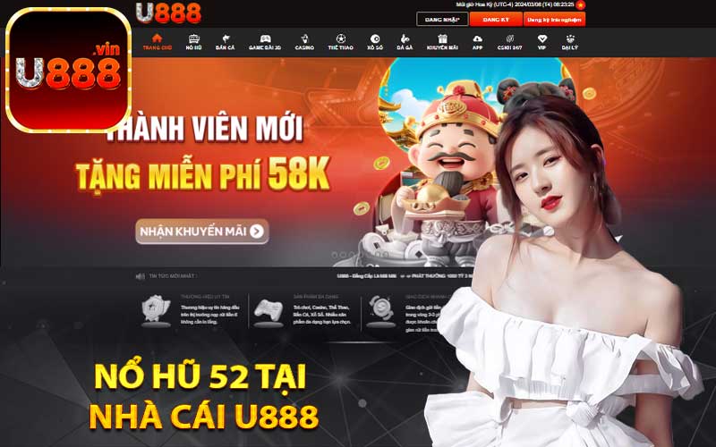 Nổ hũ 52 tại nhà cái U888